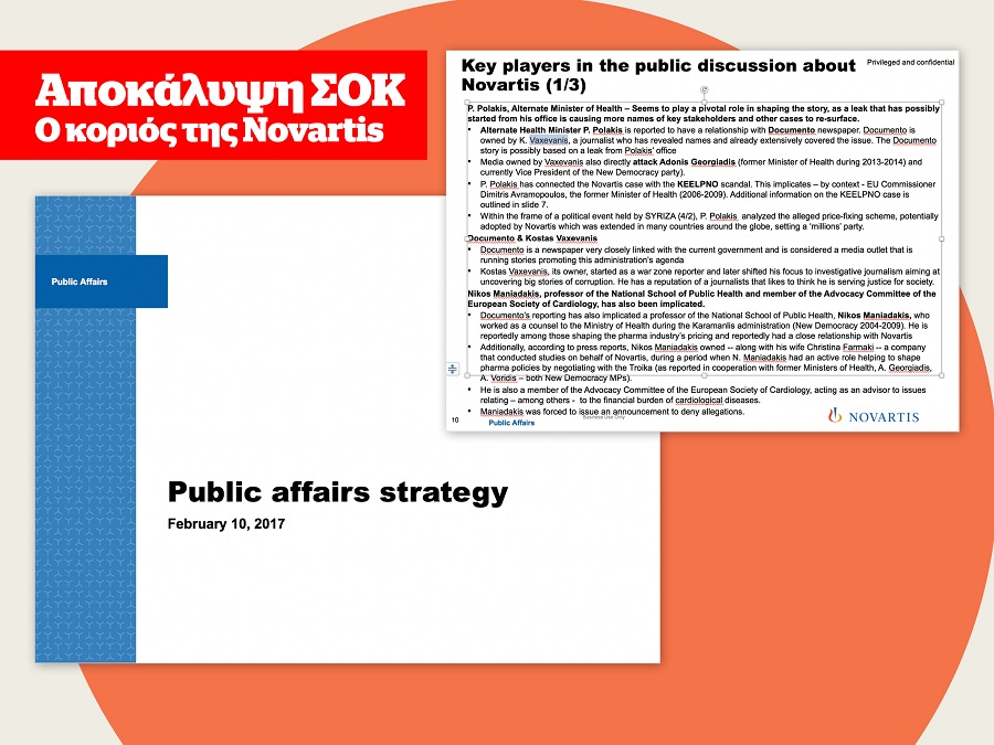 H Novartis παρακολουθεί πολιτικούς – «Σύμμαχος» ο Μητσοτάκης (Photos)