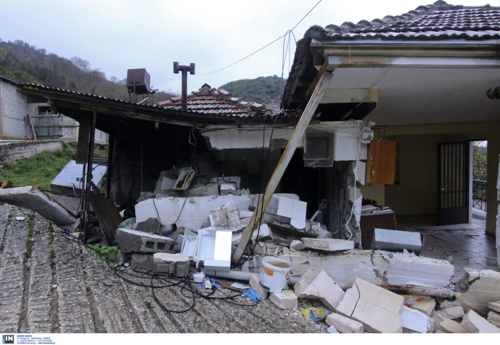 Εικόνες καταστροφής από τις βροχές σε χωριά των Τρικάλων – Επίσκεψη Σκουρλέτη (photos)