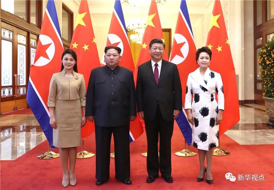 Ιστορική συνάντηση Κιμ Γιονγκ Ουν με τον Κινέζο πρόεδρο – Συμφώνησε την «αποπυρηνικοποίηση» της Β. Κορέας