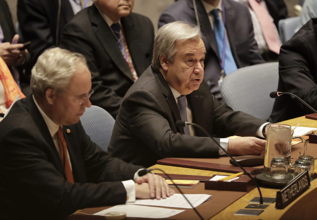 Συμβούλιο Ασφαλείας ΟΗΕ: Αποκλιμάκωση της κρίσης στη Συρία ζήτησε ο Γκουτέρες
