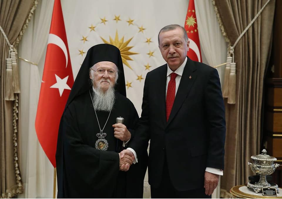 Βαρθολομαίος – Ερντογάν: Σε καλό κλίμα η συνάντηση λέει το Πατριαρχείο (Photos)