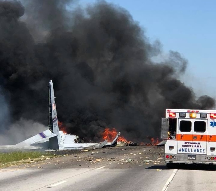 Συνετρίβη C-130 στην Τζόρτζια των ΗΠΑ – Νεκροί και οι 5 επιβαίνοντες