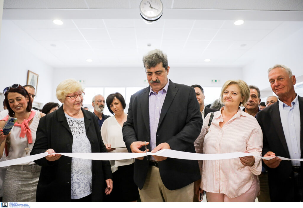 Ο Παύλος Πολάκης εγκαινίασε την ανακαινισμένη πτέρυγα του Νοσοκομείου της Μυτιλήνης «Βοστάνειο» (Photos)