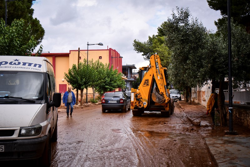 Αποκαταστάθηκε η κυκλοφορία στους δρόμους της Μάνδρας