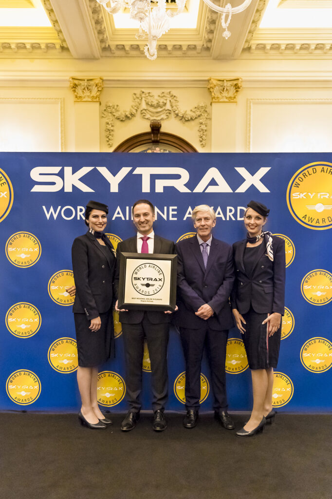 AEGEAN: Για όγδοη συνεχόμενη χρονιά Καλύτερη Περιφερειακή Εταιρεία της Ευρώπης για το 2018 στα Skytrax World Airline Awards