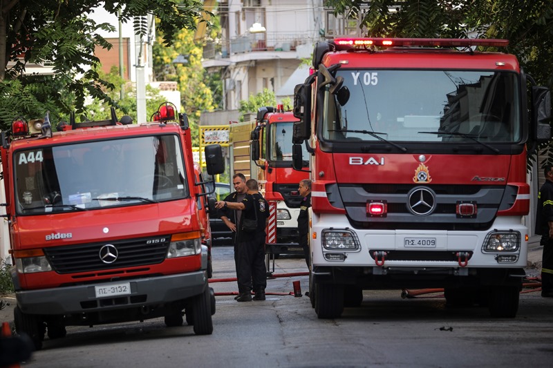 Πυρκαγιά σε υπόγειο ξενοδοχείου στο κέντρο της Αθήνας