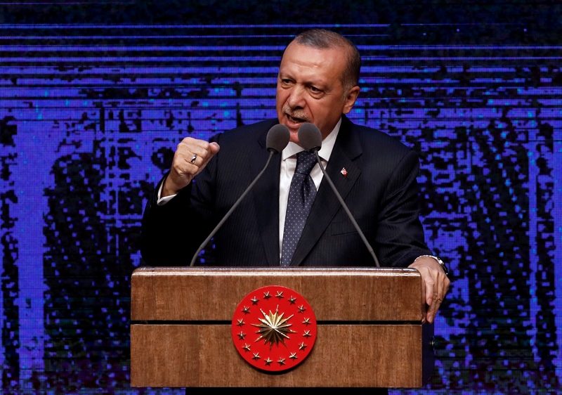 Ερντογάν: Σχέδιο των ΗΠΑ η «βουτιά» της τουρκικής λίρας
