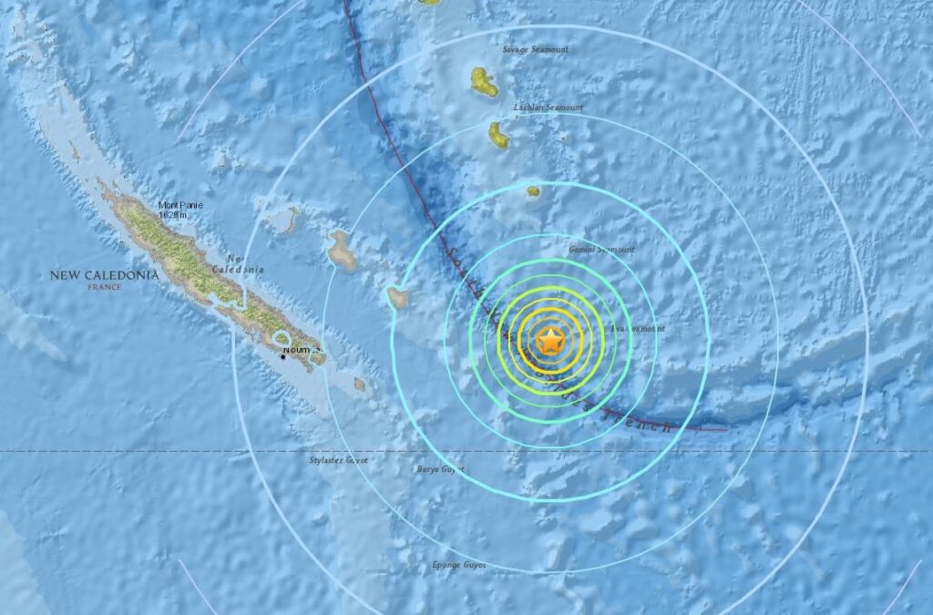 Προειδοποίηση για τσουνάμι σε Νέα Καληδονία, Βανουάτου και Φίτζι μετά τον ισχυρό σεισμό