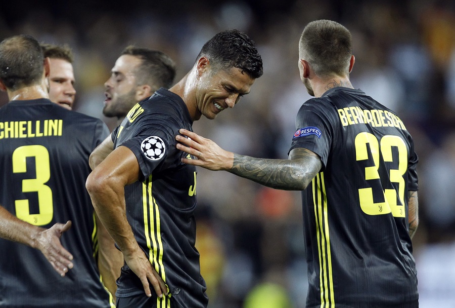 Champions League: Πρώτη αποβολή για τον Κριστιάνο Ρονάλντο – Στο ντεμπούτο του με τη Γιουβέντους (Video)