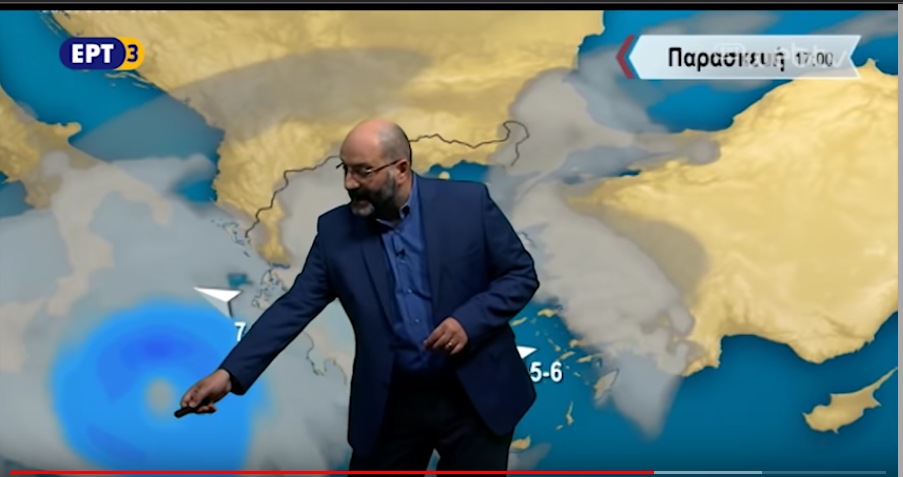 Ο Αρναούτογλου προειδοποιεί για «μεσογειακό κυκλώνα» ο οποίος θα «χτυπήσει» τις επόμενες ώρες τη χώρα