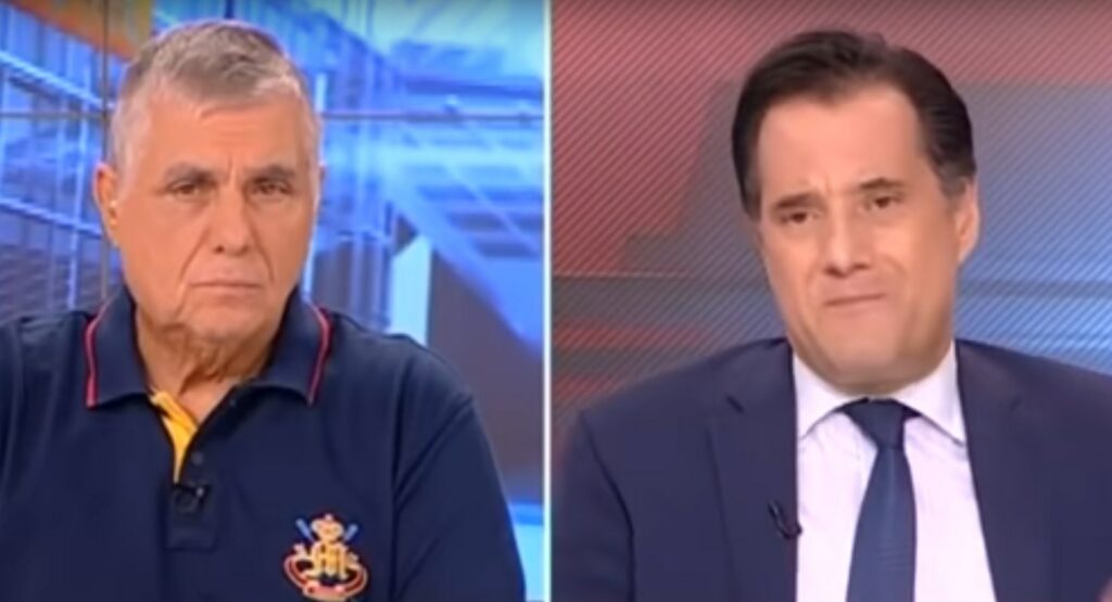 Ο Τράγκας με αφοπλιστικό στιλ… αποστόμωσε τον Άδωνη που γκρίνιαζε στην εκπομπή του (Video)