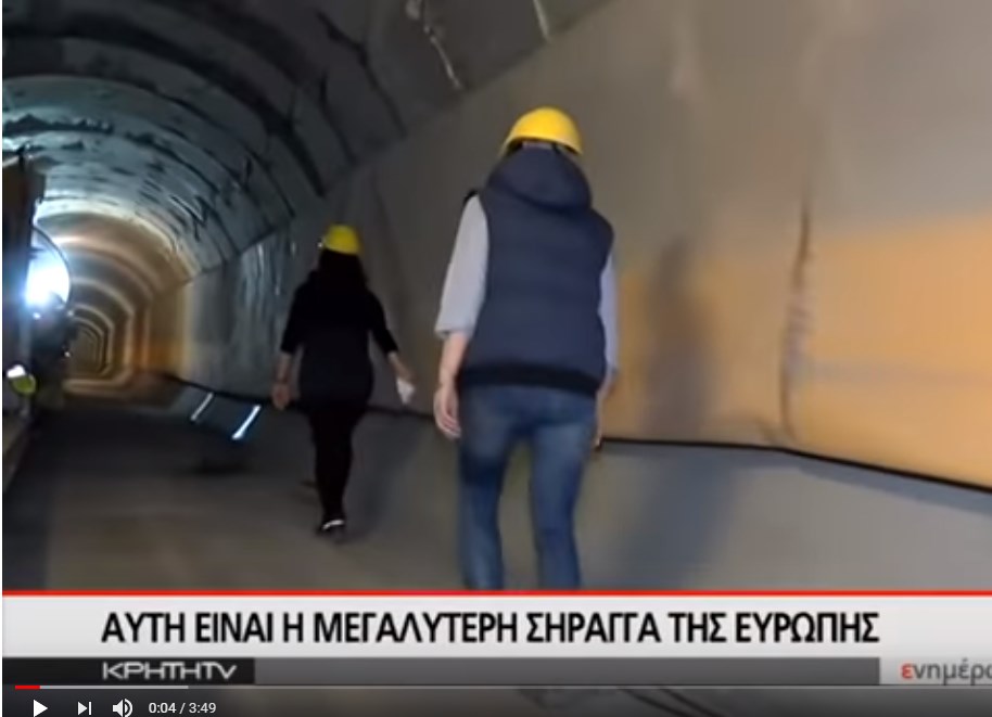 Η τεράστια σήραγγα που θα «ξεδιψάσει» την Ανατολική Κρήτη (video)