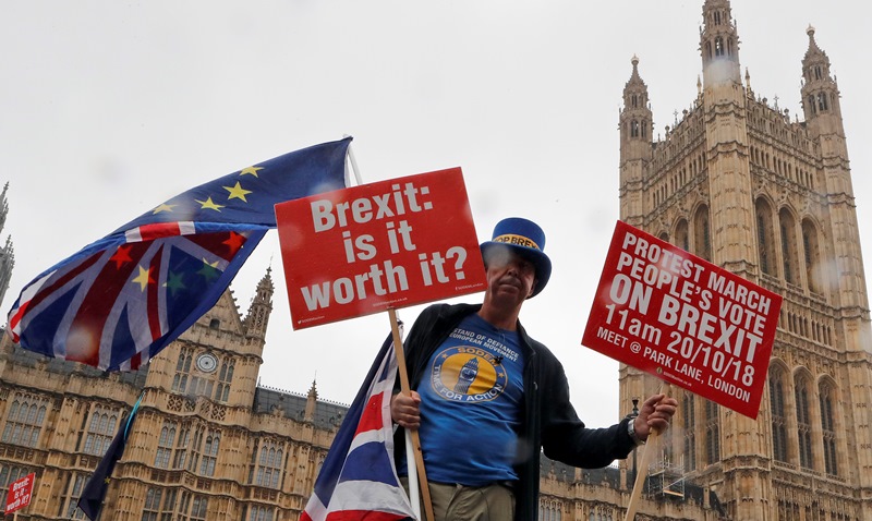 Βρετανία: Διαδήλωση υπέρ ενός νέου δημοψηφίσματος για το Brexit