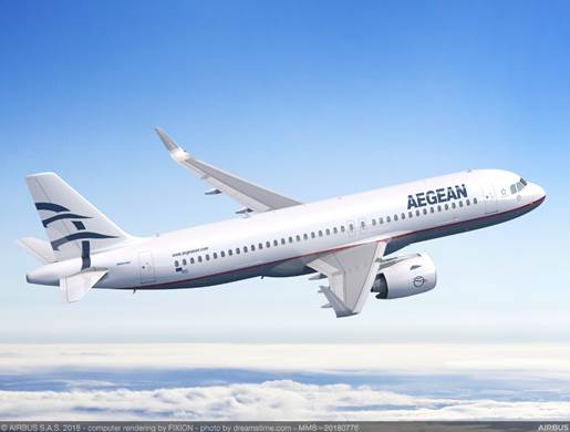 Η AEGEAN επιλέγει τους κινητήρες GTF™ της Pratt & Whitney για τα νέα αεροσκάφη Airbus της οικογένειας A320neo