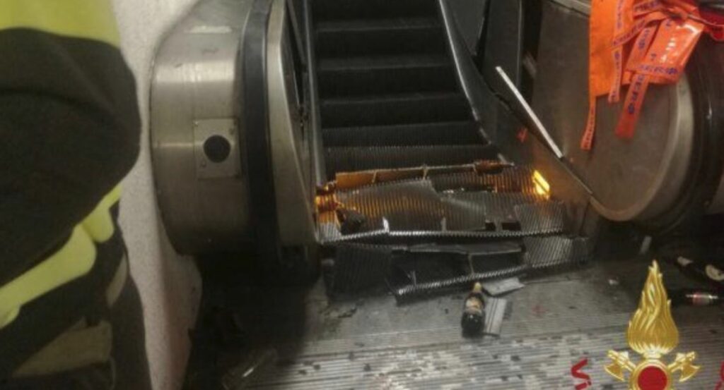 Ρώμη: Καταπλακώθηκαν άνθρωποι όταν «τρελάθηκε» σκάλα σε μετρό – Μεταξύ τους οπαδοί της ΤΣΣΚΑ (Video-Σοκαριστικές εικόνες)