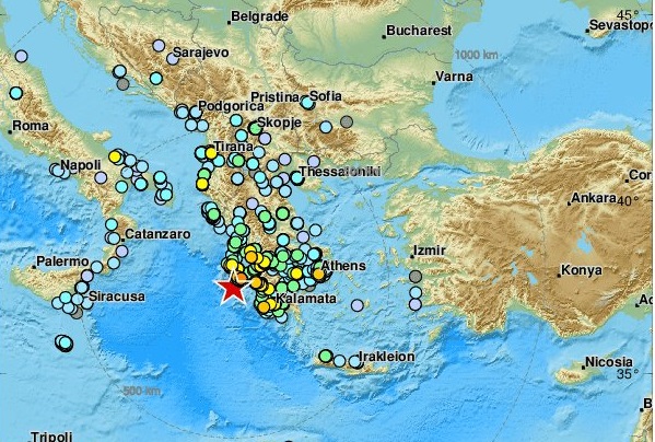 Αισθητός σε όλη τη νότια Ιταλία ο σεισμός της Ζακύνθου