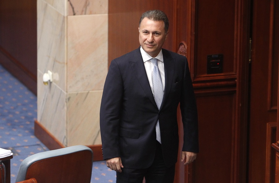 ΠΓΔΜ: Αίτημα για να αφαιρεθεί η βουλευτική ιδιότητα του Νίκολα Γκρούεφσκι