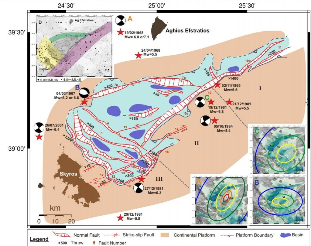 Ανησυχητική ελληνική μελέτη: Ρήγματα στο Αιγαίο μπορεί να δώσουν σεισμούς ως 7,4 Ρίχτερ