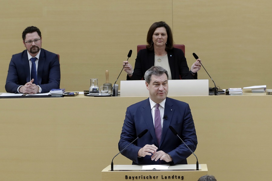 Ο πρωθυπουργός της Βαυαρίας Μάρκους Σέντερ υποψήφιος για την ηγεσία της CSU