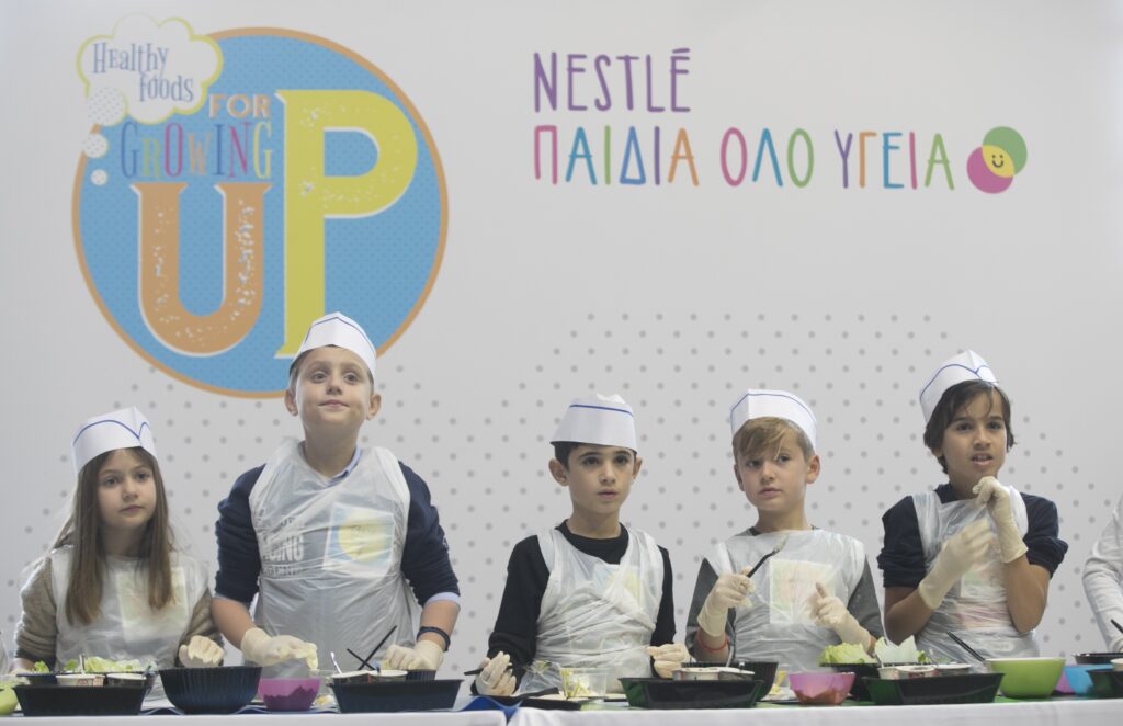 Εργαστήρι Μαγειρικής της Nestlé για Παιδιά Όλο Yγεία
