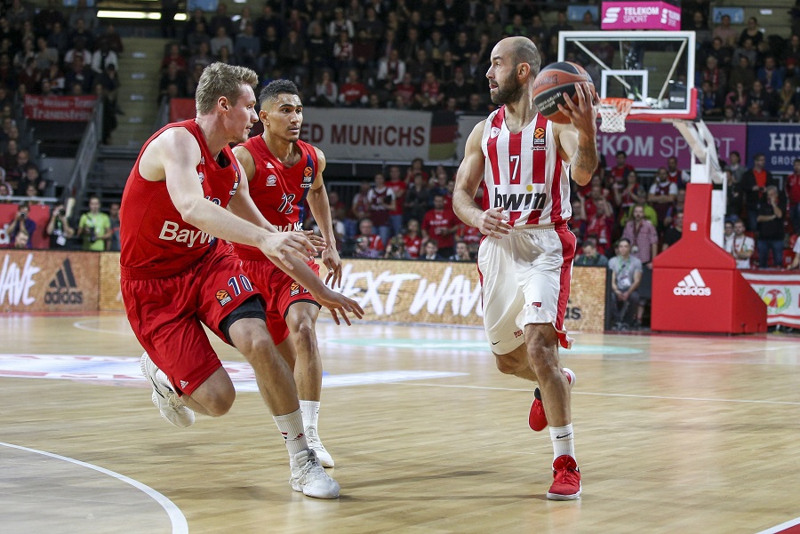 Euroleague: «Πέρασε» από το Μόναχο ο Ολυμπιακός (72-62)