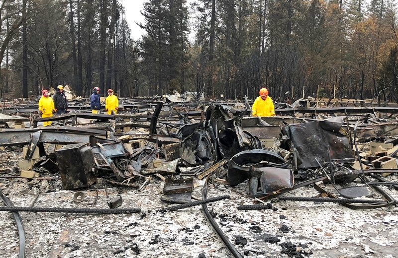 ΗΠΑ: Στους 87 οι νεκροί από τις φωτιές στην Καλιφόρνια
