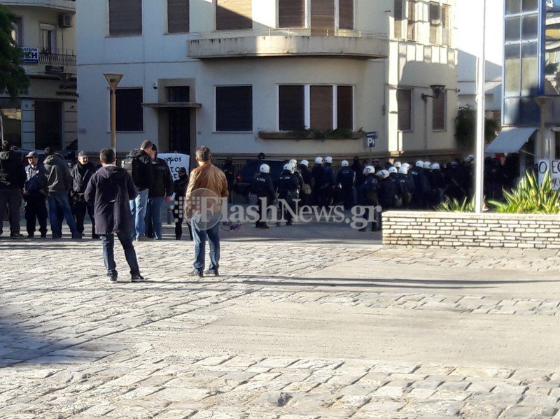 Επεισόδια στο μνημόσυνο του Κατσίφα στο Ηράκλειο