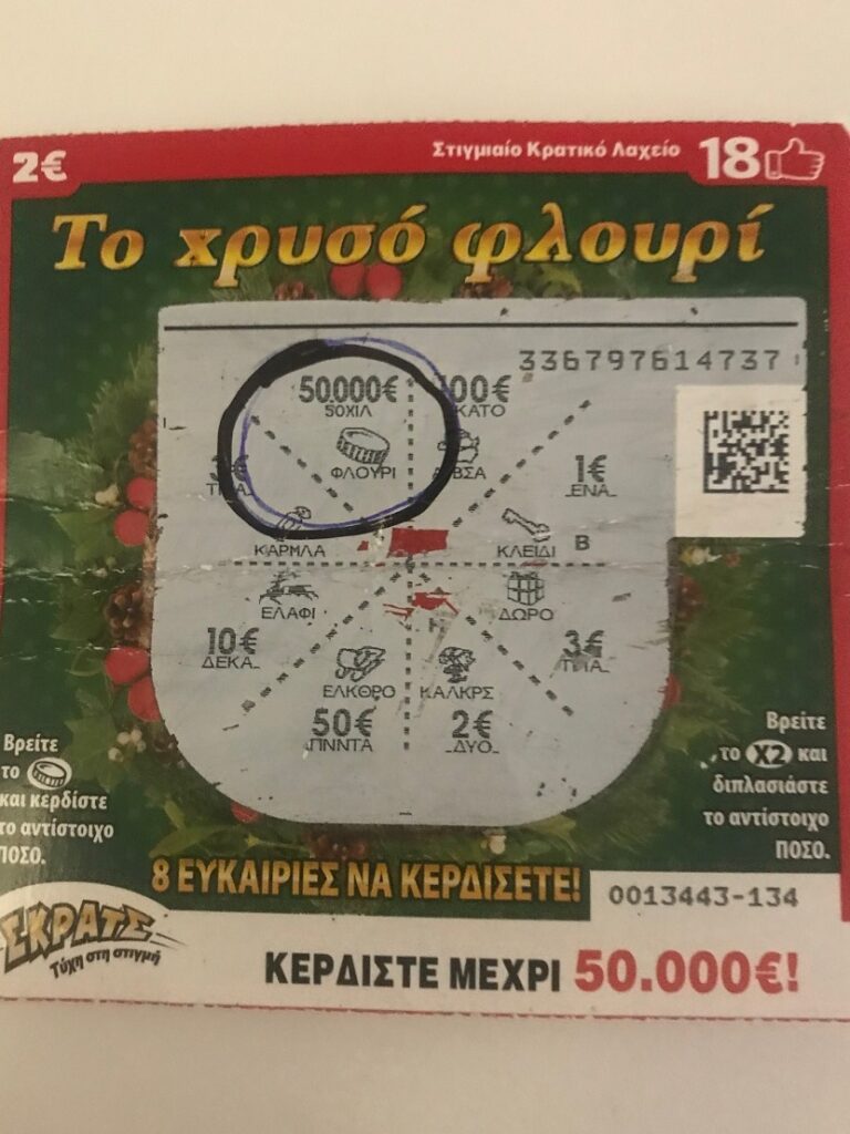 250.000 ευρώ και 50.000 ευρώ για δύο μεγάλους τυχερούς με τα εορταστικά ΣΚΡΑΤΣ