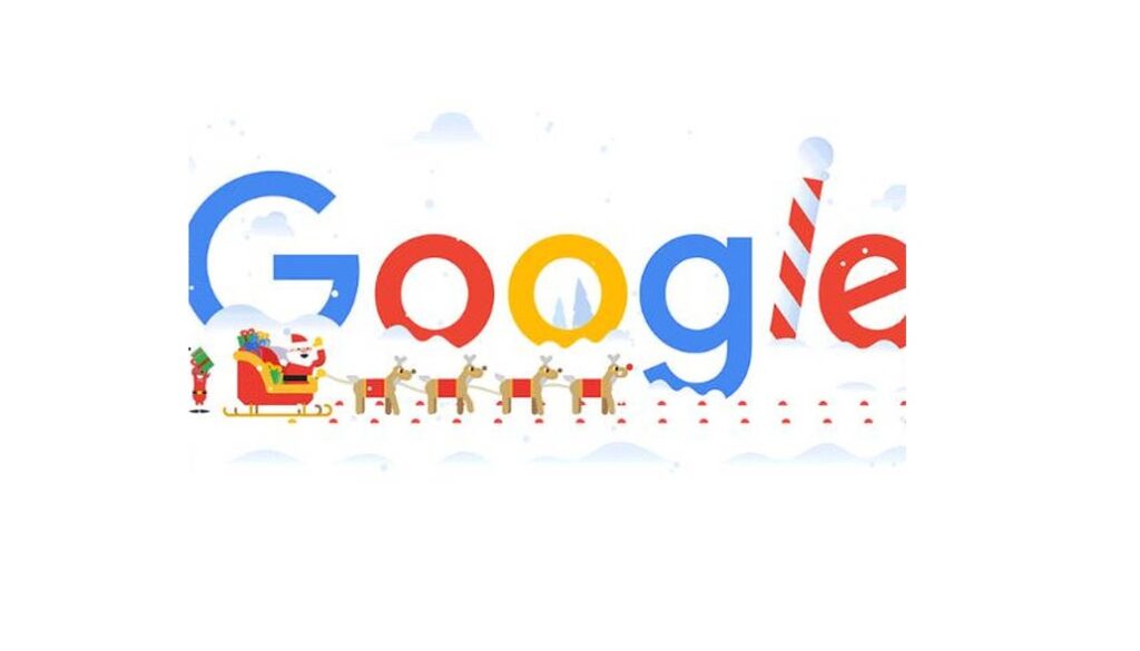 Καλές γιορτές από το doodle της Google