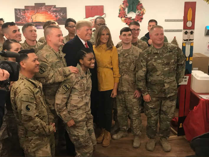 Λύθηκε το Μυστήριο με το Air Force One – Στο Ιράκ ο Τραμπ με την Μελάνια σε ένα ταξίδι – έκπληξη (Photo)