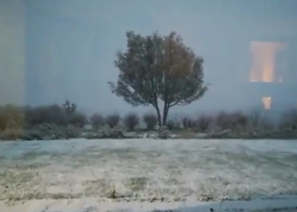 Χιονοκαταιγίδα «χτύπησε» την Κρήτη – Ένα σπάνιο φαινόμενο (Video)
