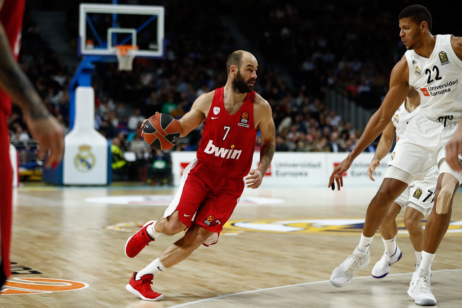 Euroleague: Ανώτερη η Ρεάλ – Επικράτησε (94-78) του Ολυμπιακού στη Μαδρίτη