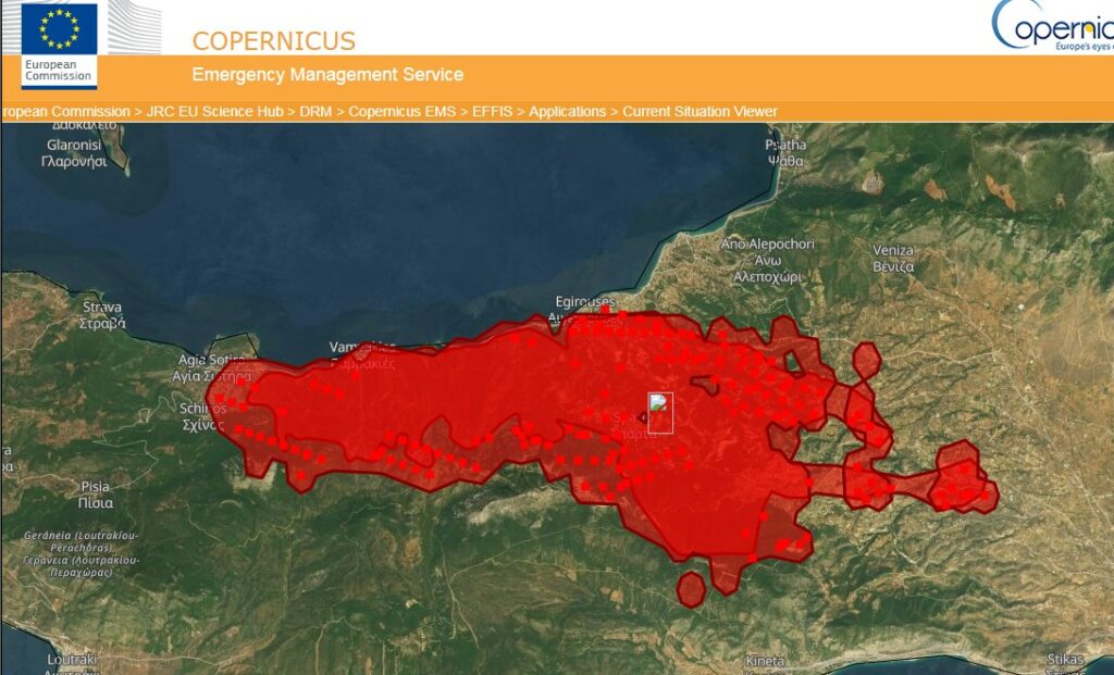 Πυρκαγιά στη Κορινθία: Στην πυρά πάνω από 4.000 στρέμματα προστατευόμενης έκτασης Natura