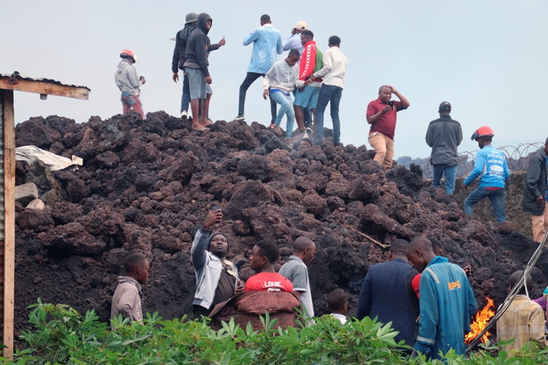 Λ.Δ. Κονγκό: «Λάθος συναγερμός» η νέα έκρηξη του ηφαιστείου