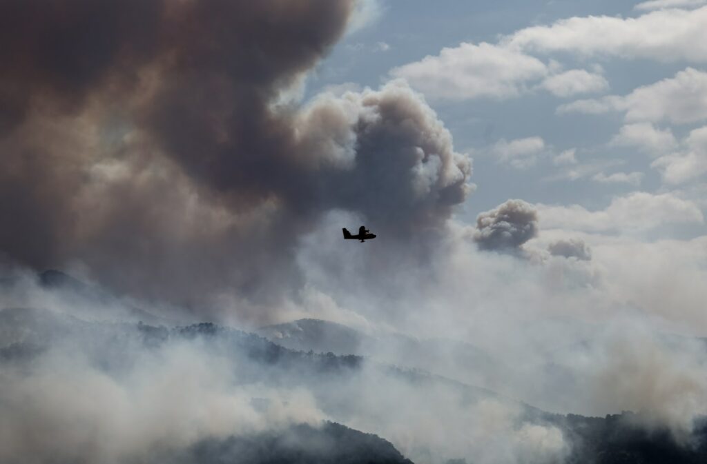 Φωτιά στον Σχίνο: Για δύσκολη βραδιά έκανε λόγο ο Χαρδαλιάς – Τι είπε για το «112»