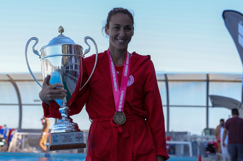 Πόλο γυναικών: Ο Ολυμπιακός κέρδισε και το Κύπελλο Ελλάδας, 11-8 με ανατροπή τη Βουλιαγμένη