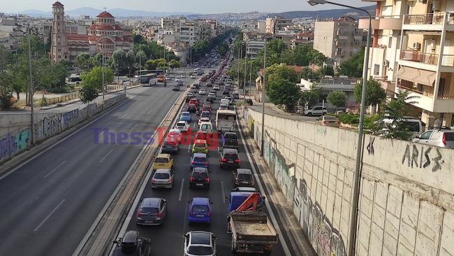 Θεσσαλονίκη: Κυκλοφοριακό μπλακ άουτ λόγω γυρισμάτων της ταινίας του Μπαντέρας (Photos & Video)