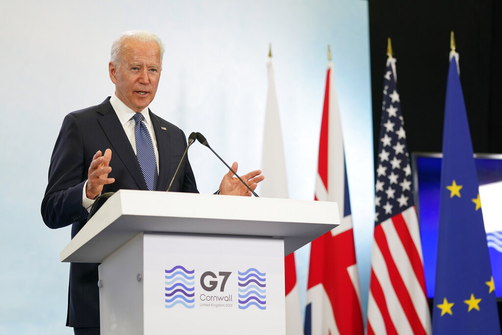 G7-Μπάιντεν: «Δεν επιζητεί σύγκρουση» με Ρωσία και Κίνα, αλλά τους «έτριξε τα δόντια»