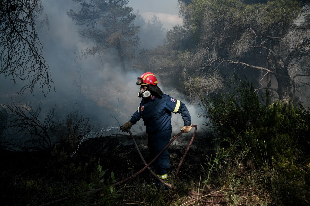 Φωτιά στις Γούβες Ηρακλείου