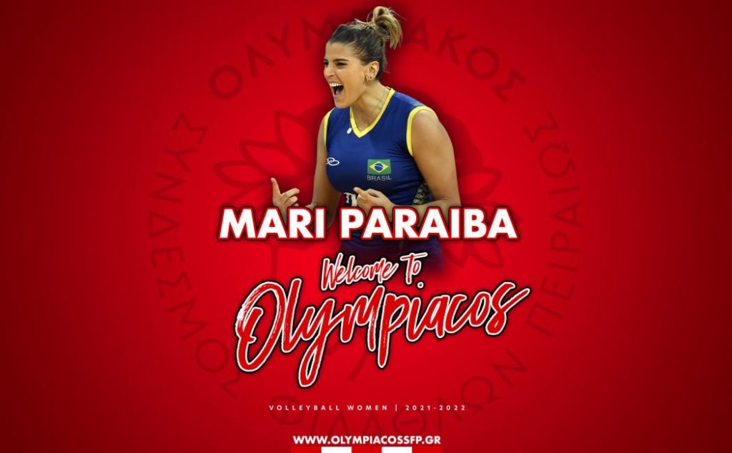 Βόλει: Τη Βραζιλιάνα Μαρί Παράιμπα απέκτησε ο Ολυμπιακός