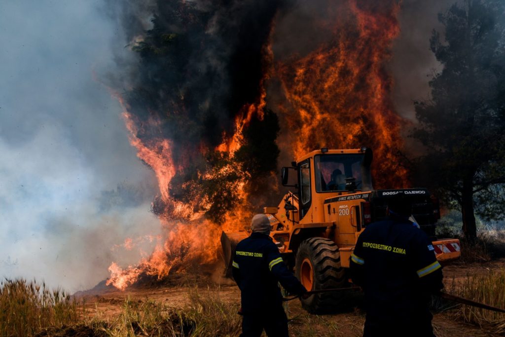 Πάτρα: Δασική πυρκαγιά στα Μοιρέικα