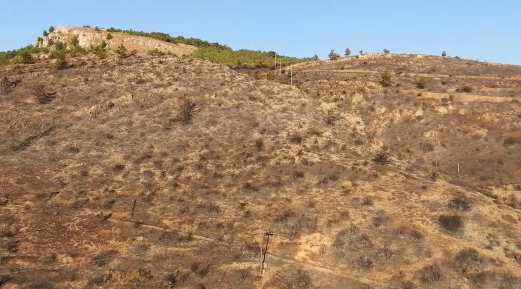 Υπό μερικό έλεγχο η πυρκαγιά στη Χίο