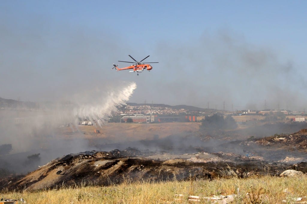 Φωτιά σε δασική έκταση στον Φενεό Κορινθίας