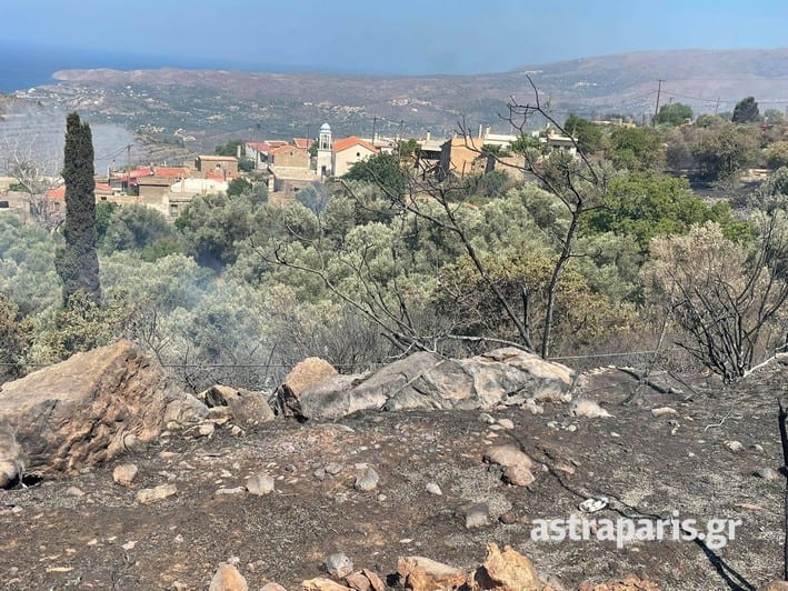 Εκτός ελέγχου η φωτιά στη Χίο – Εκκενώθηκαν τρεις οικισμοί (Video)