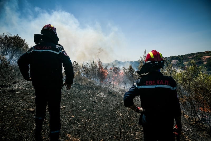 Εύβοια: Οριοθετήθηκε η μεγάλη πυρκαγιά στα Νέα Στύρα