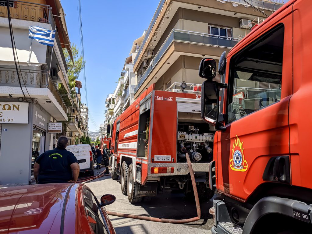 Φωτιά σε διαμέρισμα στα Πατήσια – Δύο νεκροί