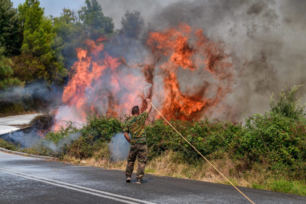 Ολονύχτια μάχη με τις φλόγες στην Ηλεία – Σε εξέλιξη η φωτιά στην Αν. Μάνη και Μέλπεια Μεσσηνίας
