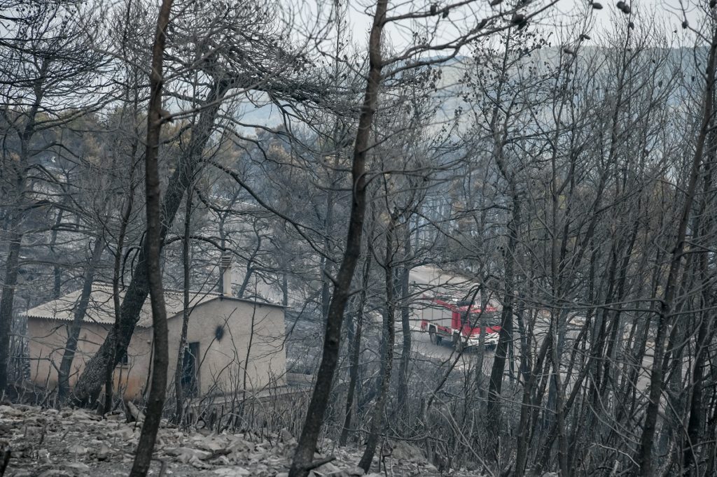 Οριοθετημένη η πυρκαγιά στα Βίλια σύμφωνα με την Πυροσβεστική Υπηρεσία