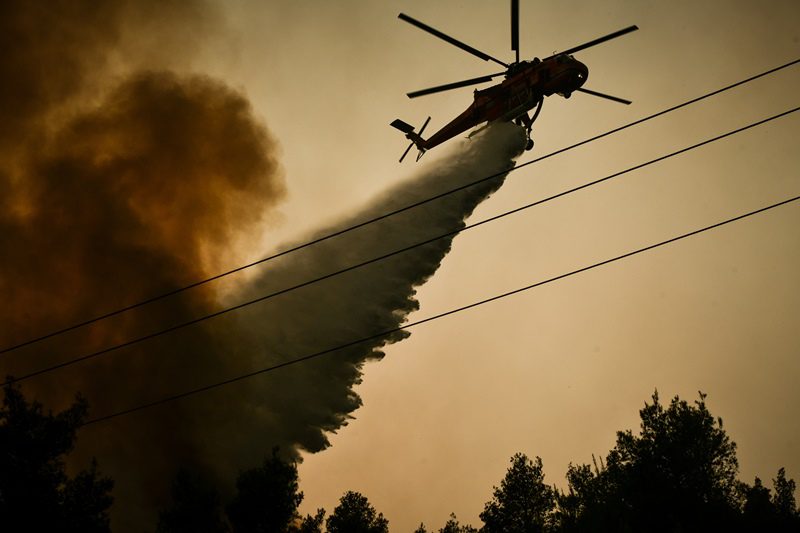Ξάνθη: Πυρκαγιά κοντά στα ελληνοβουλγαρικά σύνορα