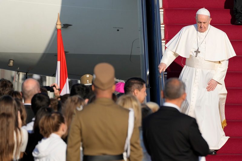 Στην Ουγγαρία, για σύντομη επίσκεψη ο Πάπας Φραγκίσκος